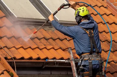 Démoussage et hydrofuge de toiture à Melun